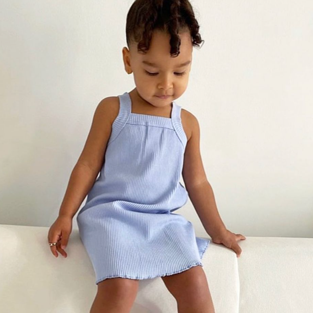 everyday dress in sky blue