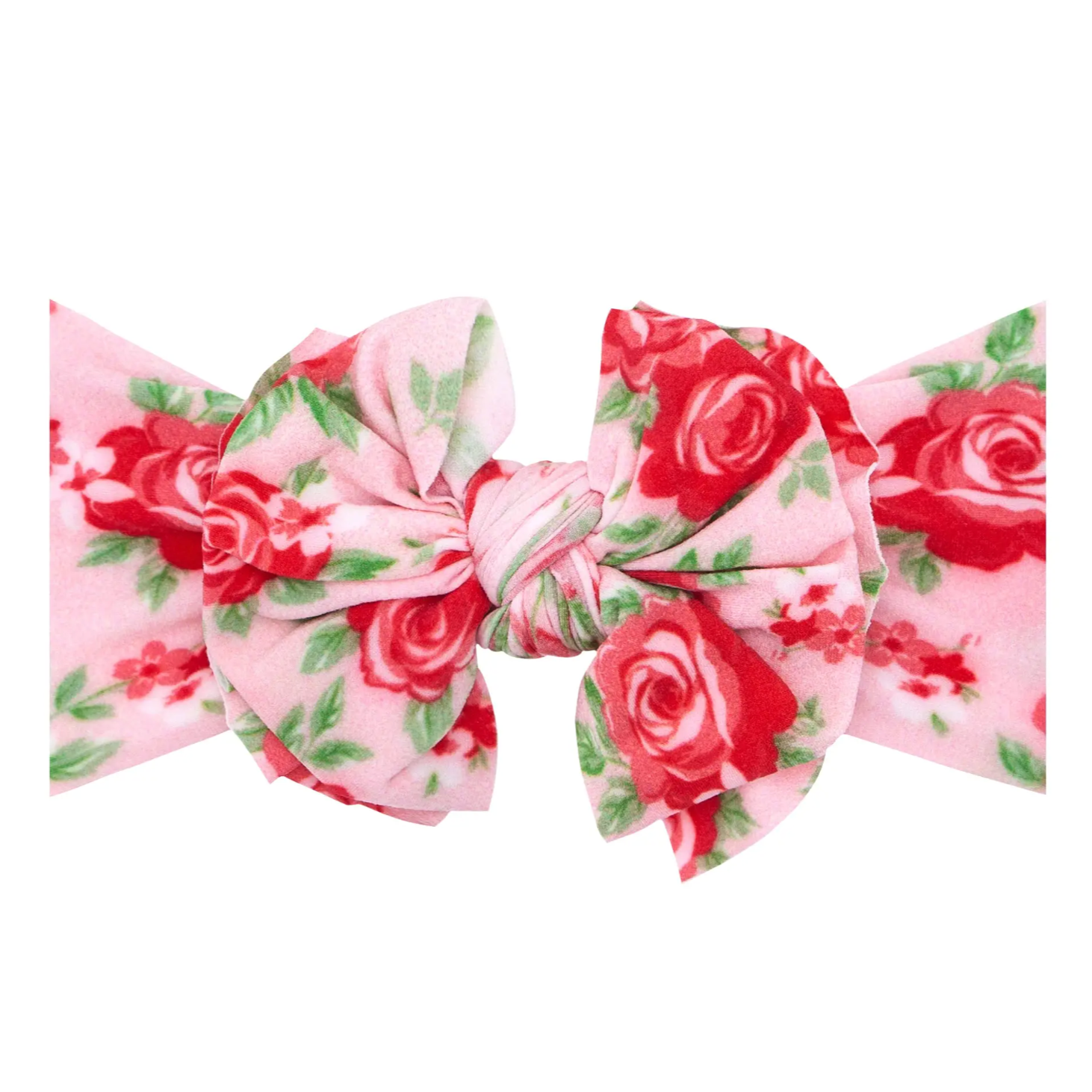 love bouquet printed knot bow