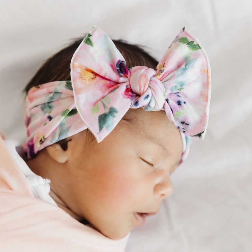 simone floral printed bow