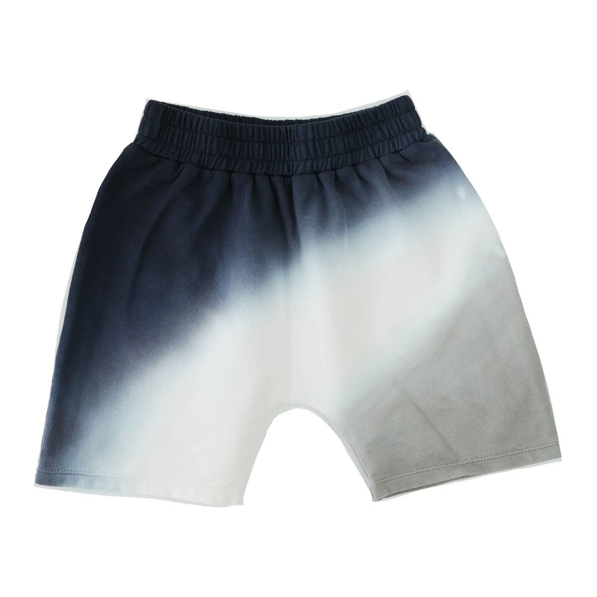 tie dye shorts in black