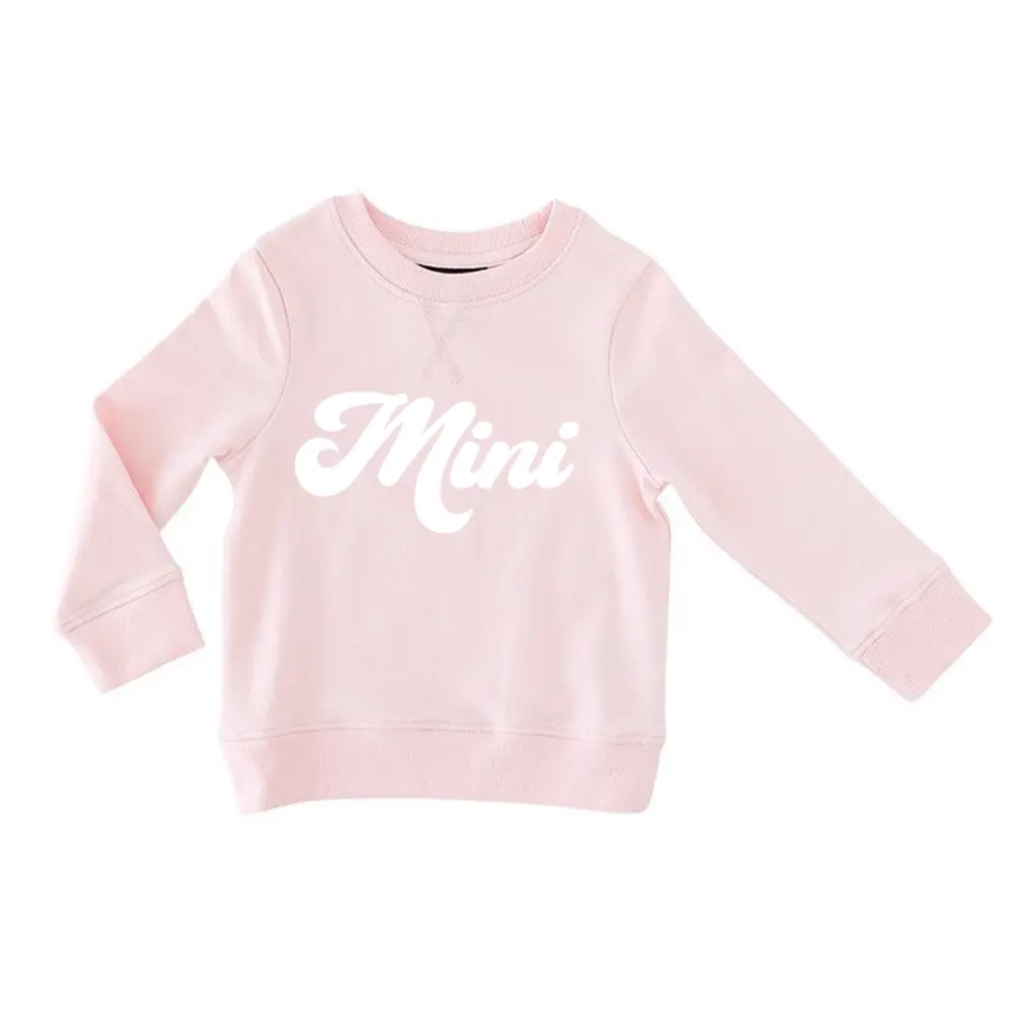 "mini" raglan sweatshirt