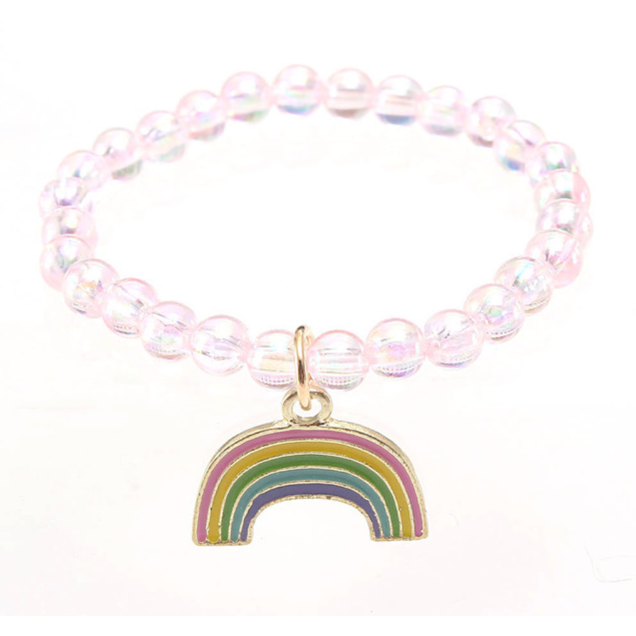 rainbow charm bracelet