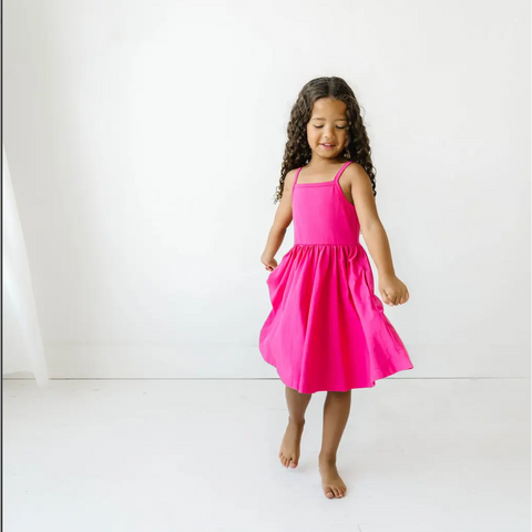 camila dress in delphinium