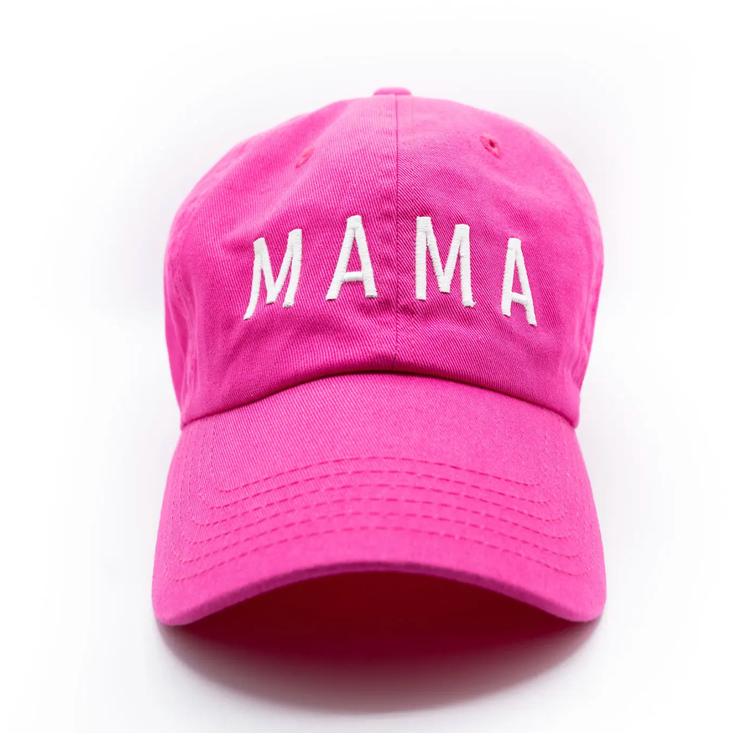 mama hat in hot pink