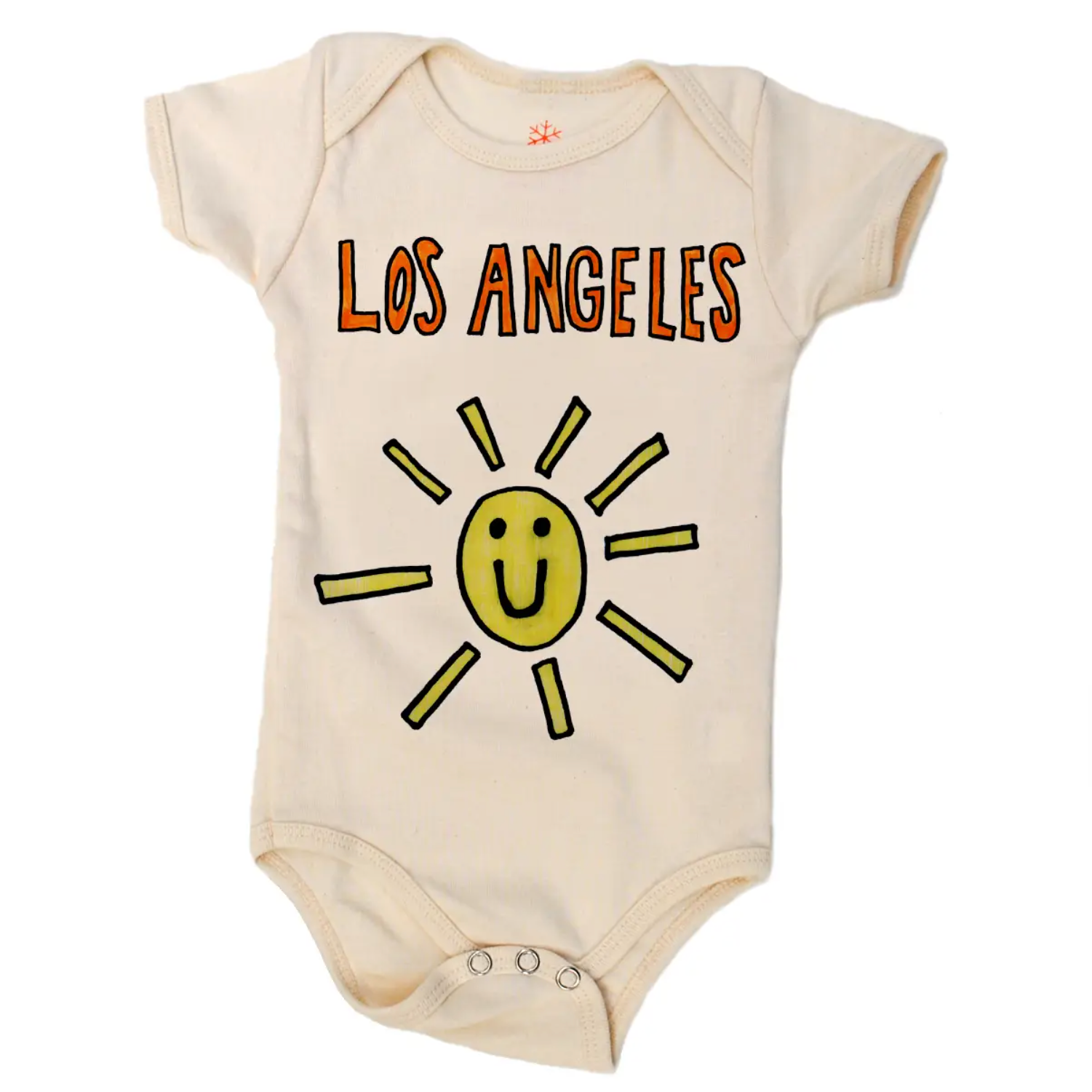 LA sunshine natural organic onesie