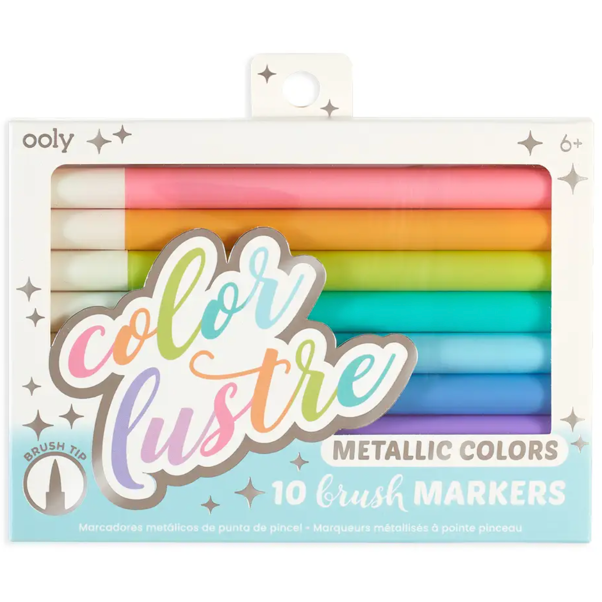 color lustre metallic brush markers