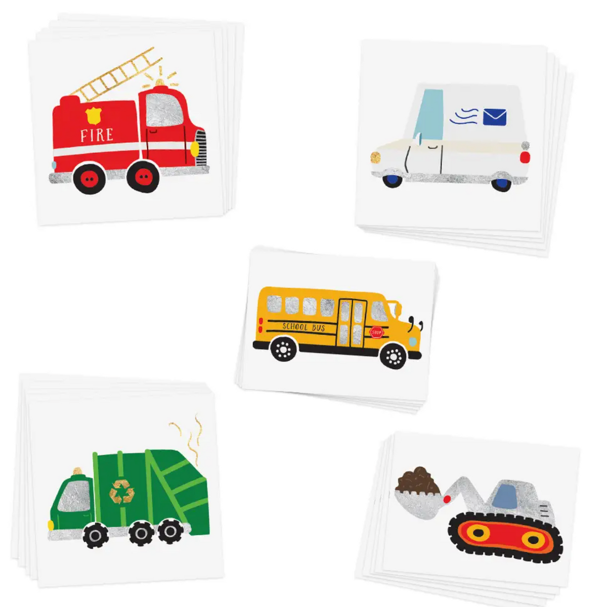 temporary tattoo beep beep variety set