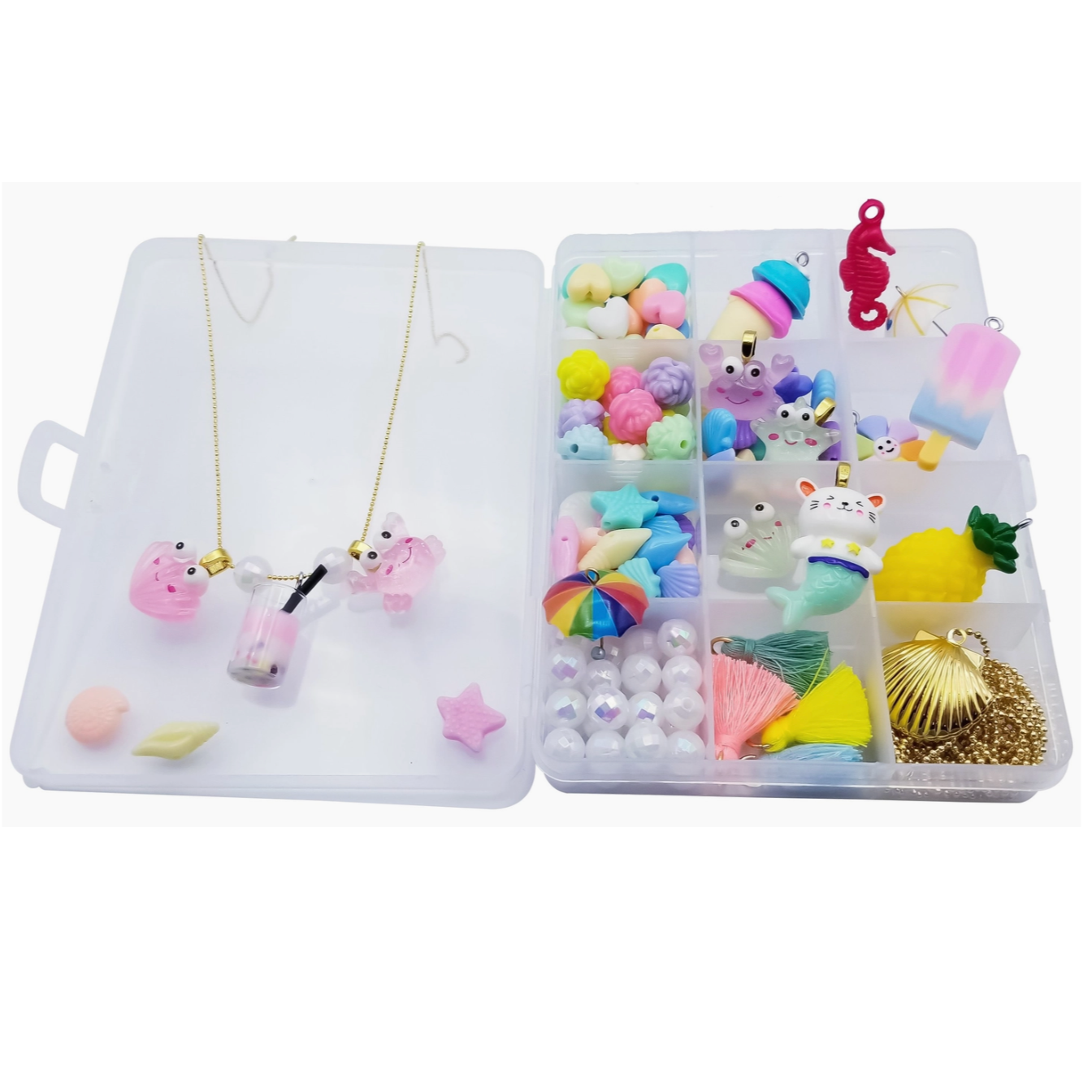 beach jewelry charm DIY kit