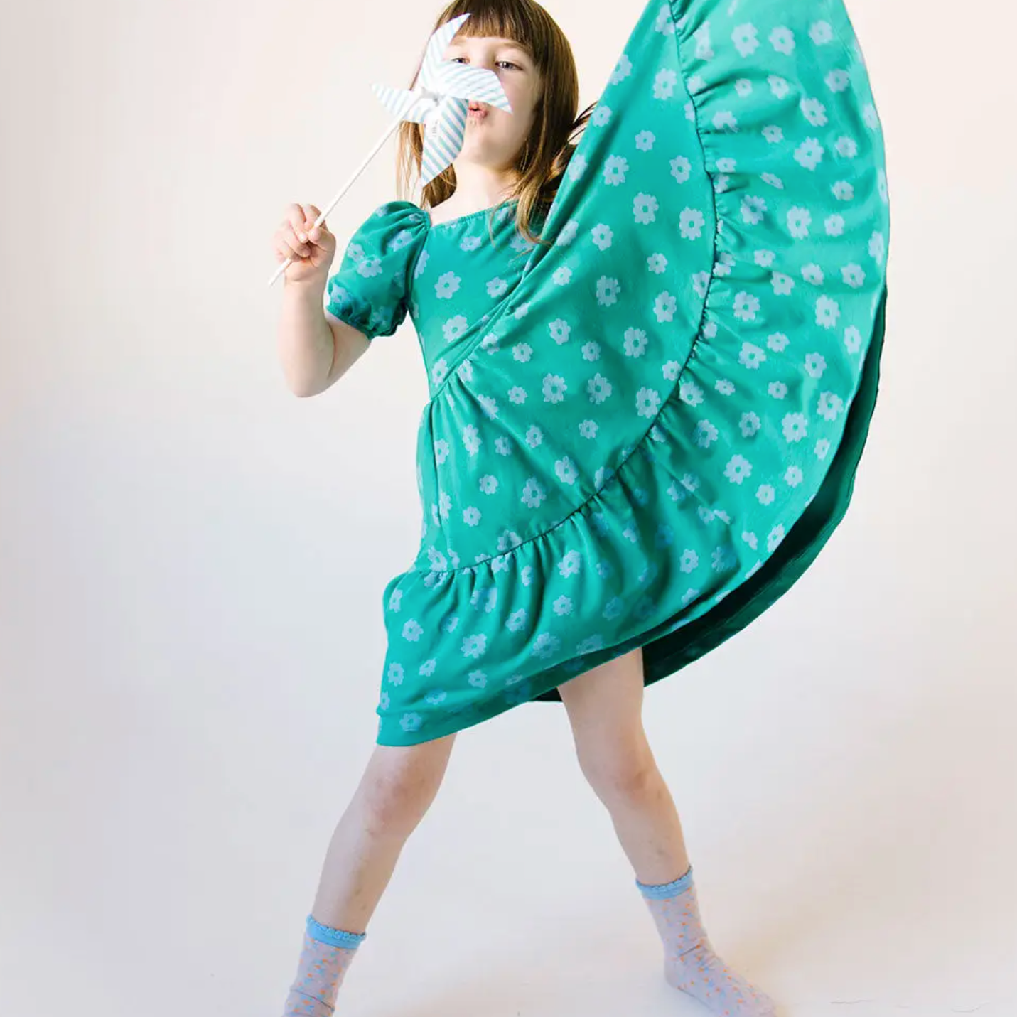 the juliet dress dress in peacock floral