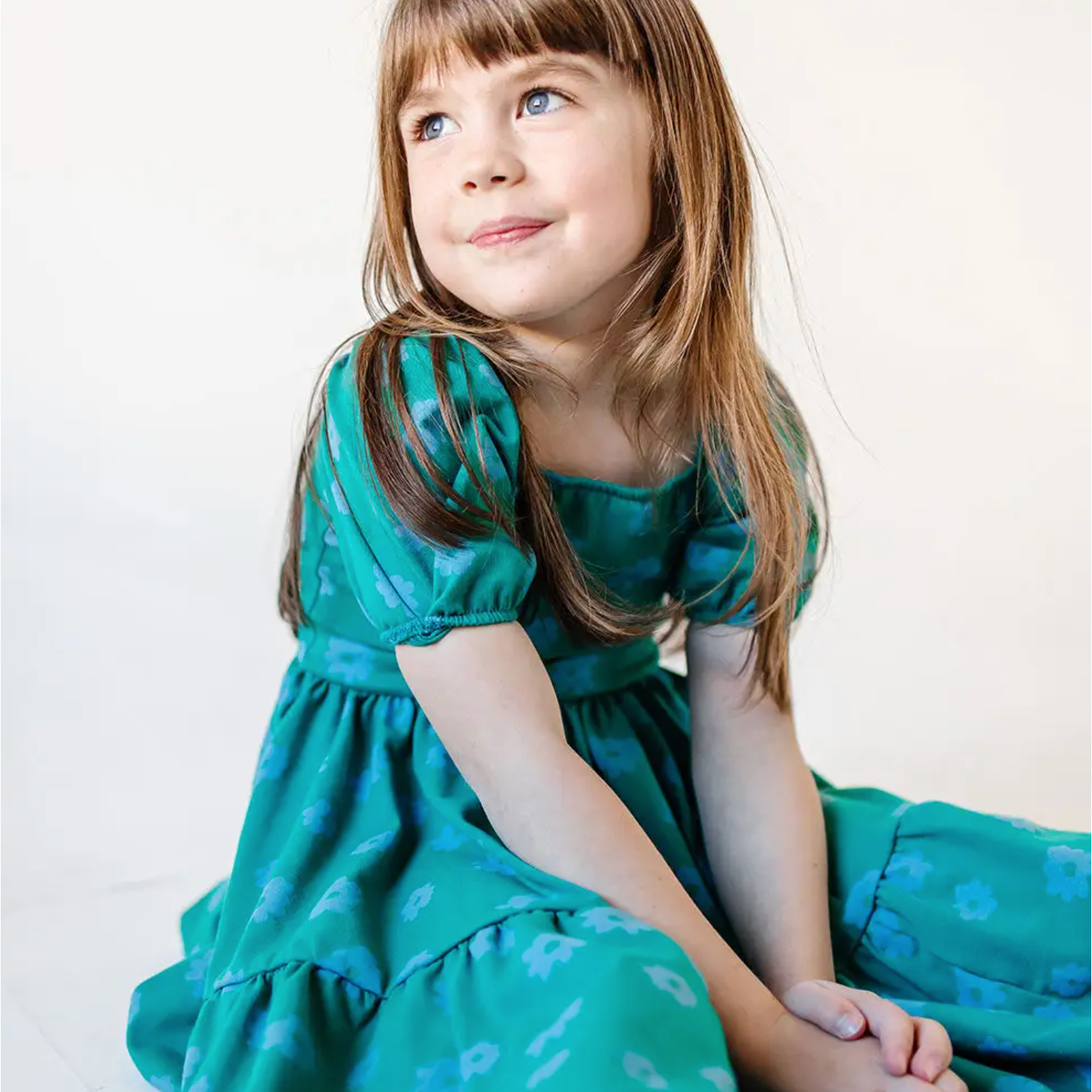 the juliet dress dress in peacock floral