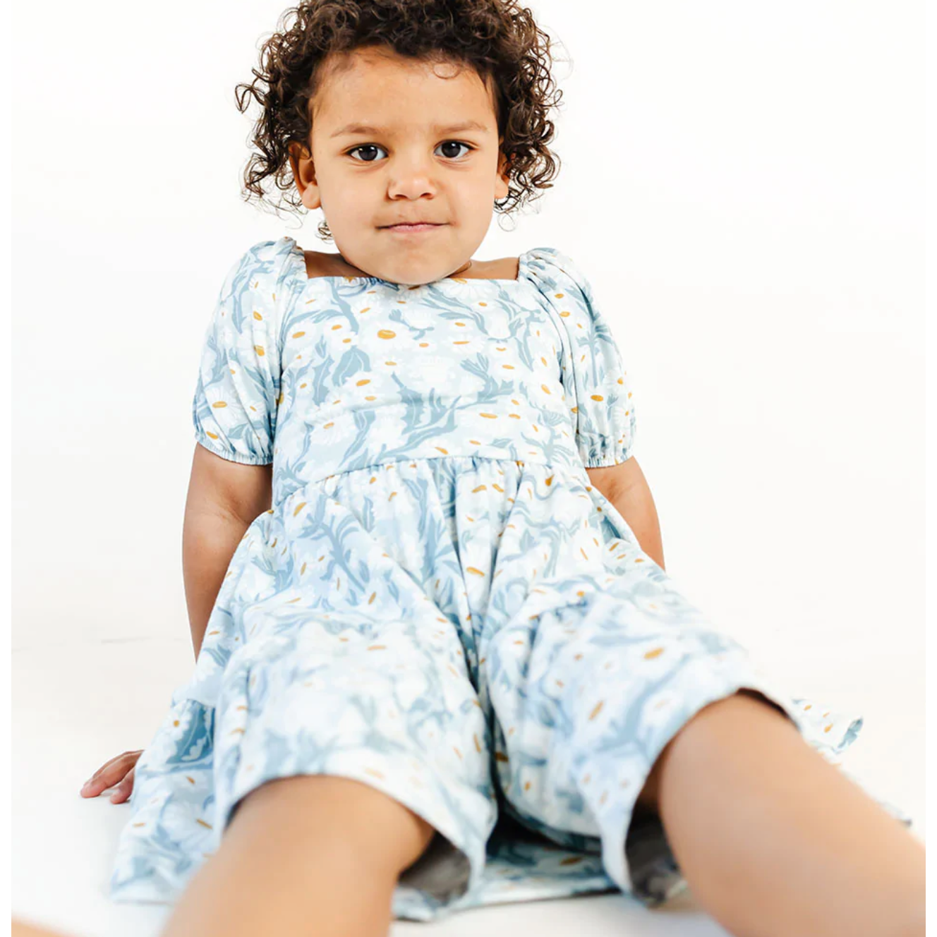 the juliet dress dress in woodblock floral