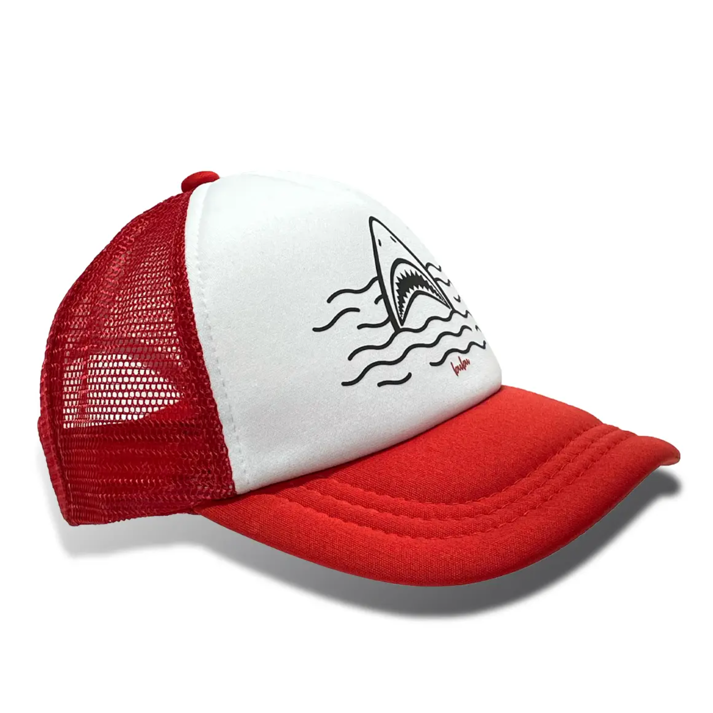shark trucker hat