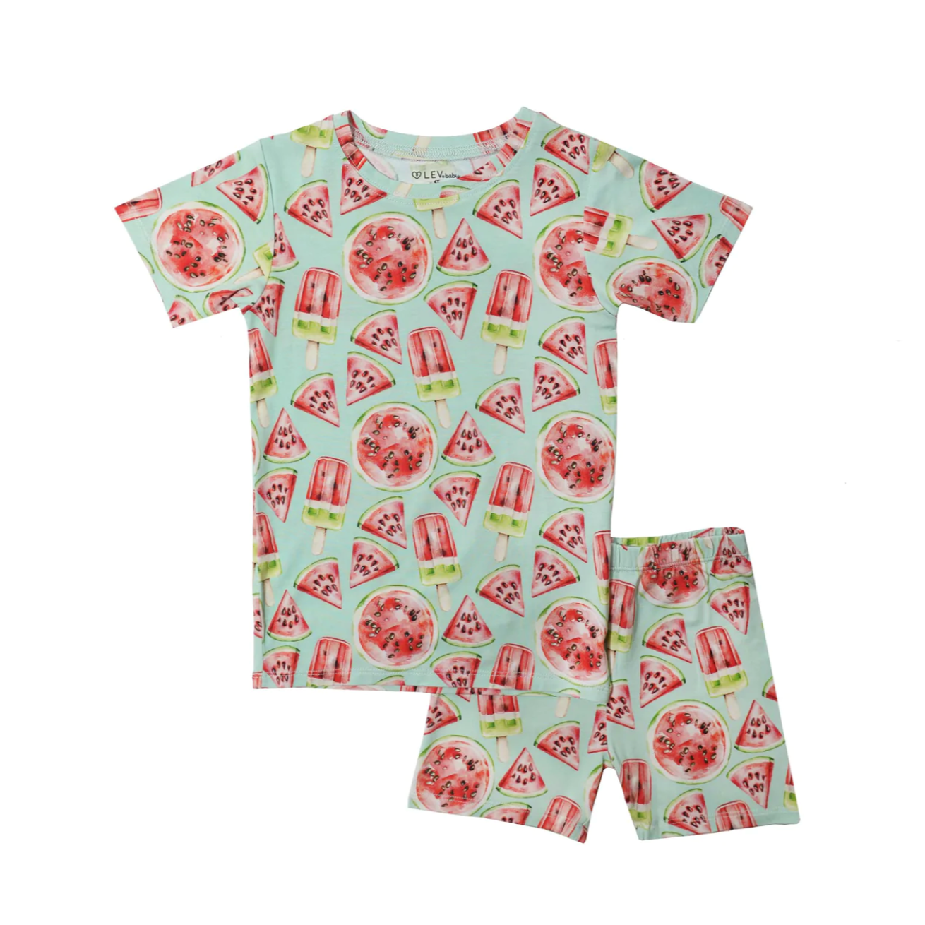 summer toddler lounge pajama set