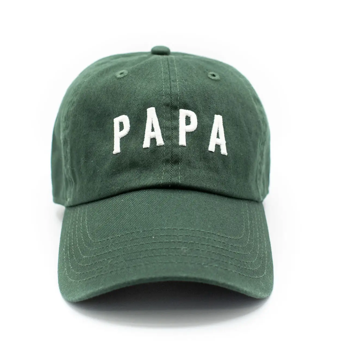 papa hat in hunter green