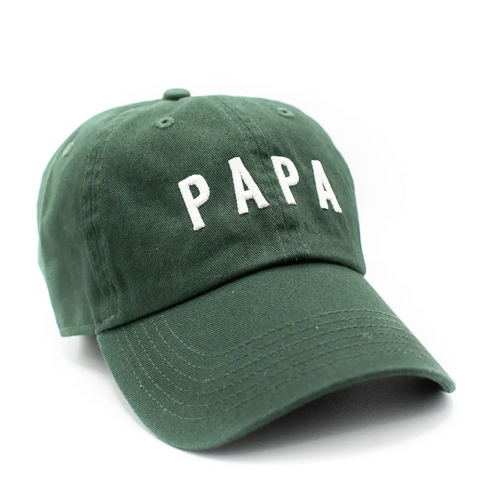 papa hat in hunter green