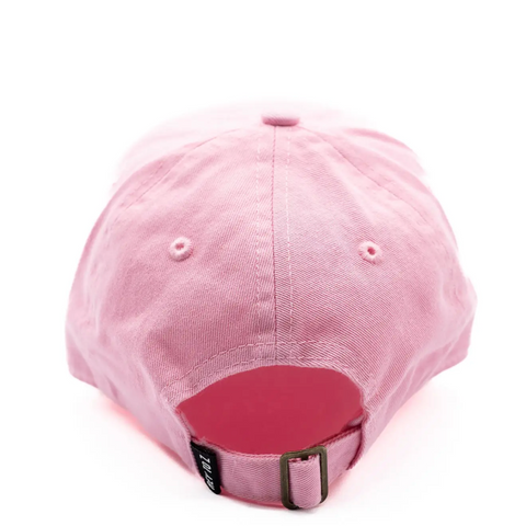 light pink terry star hat