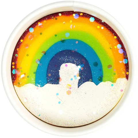 over the rainbow play dough