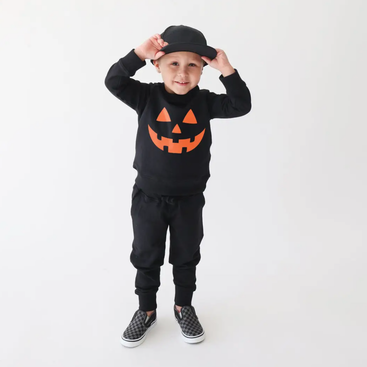 "jack o lantern" halloween raglan sweatshirt