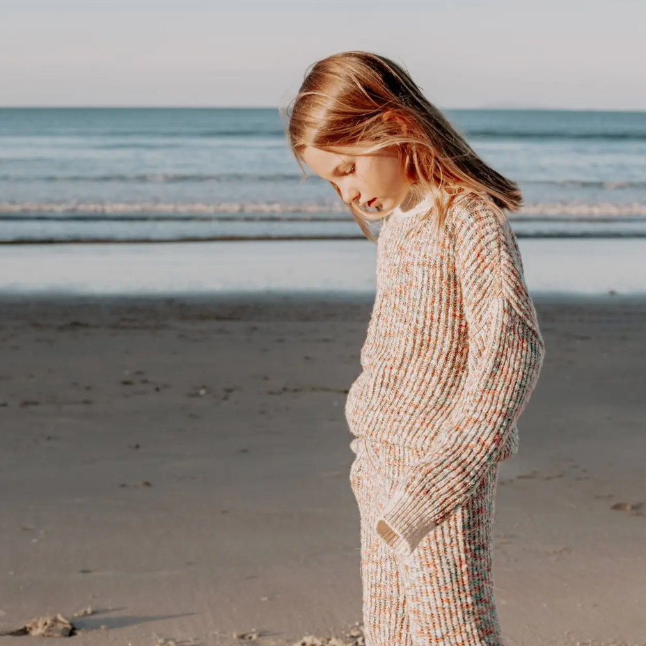 rainbow knitted sweater