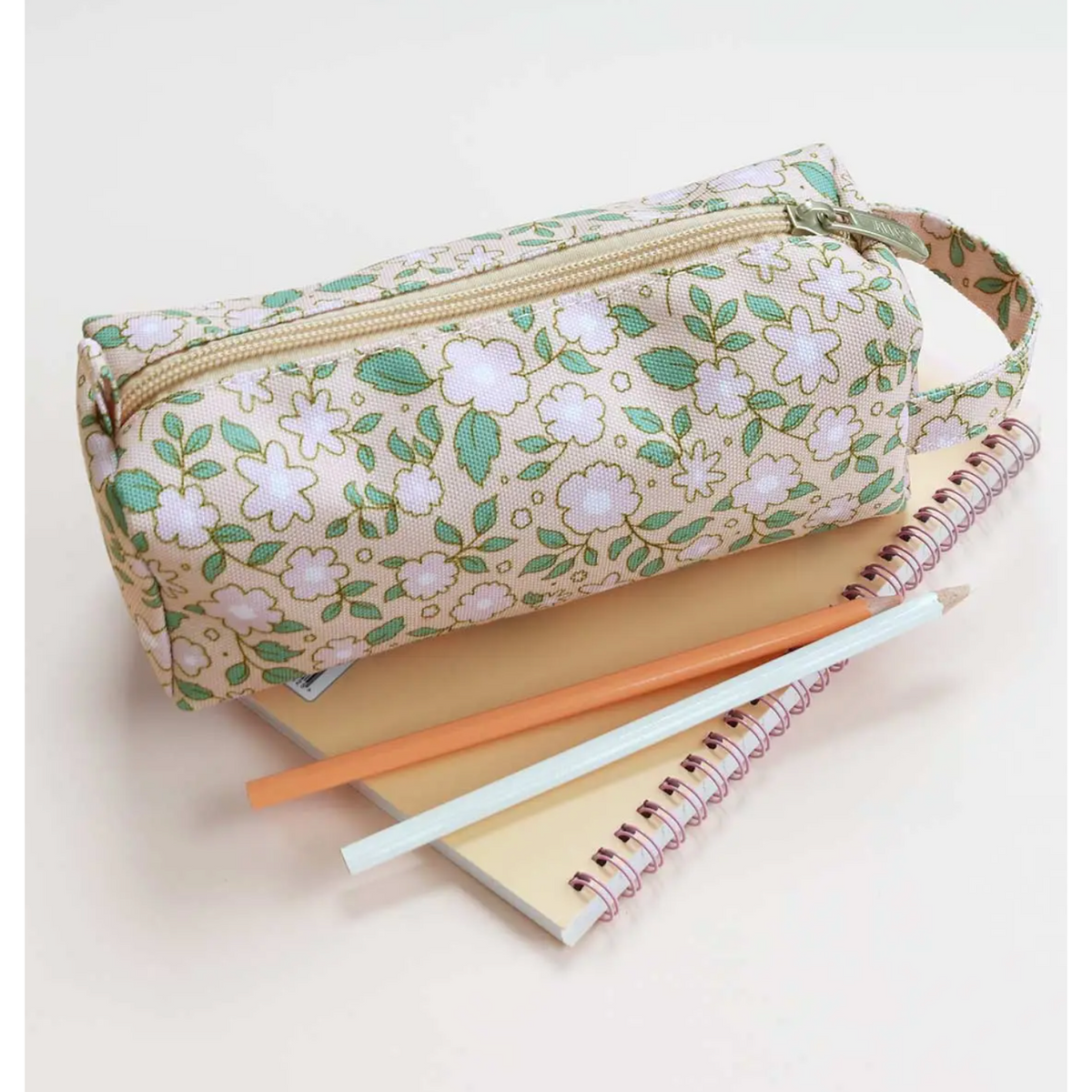 pink blossoms pencil case