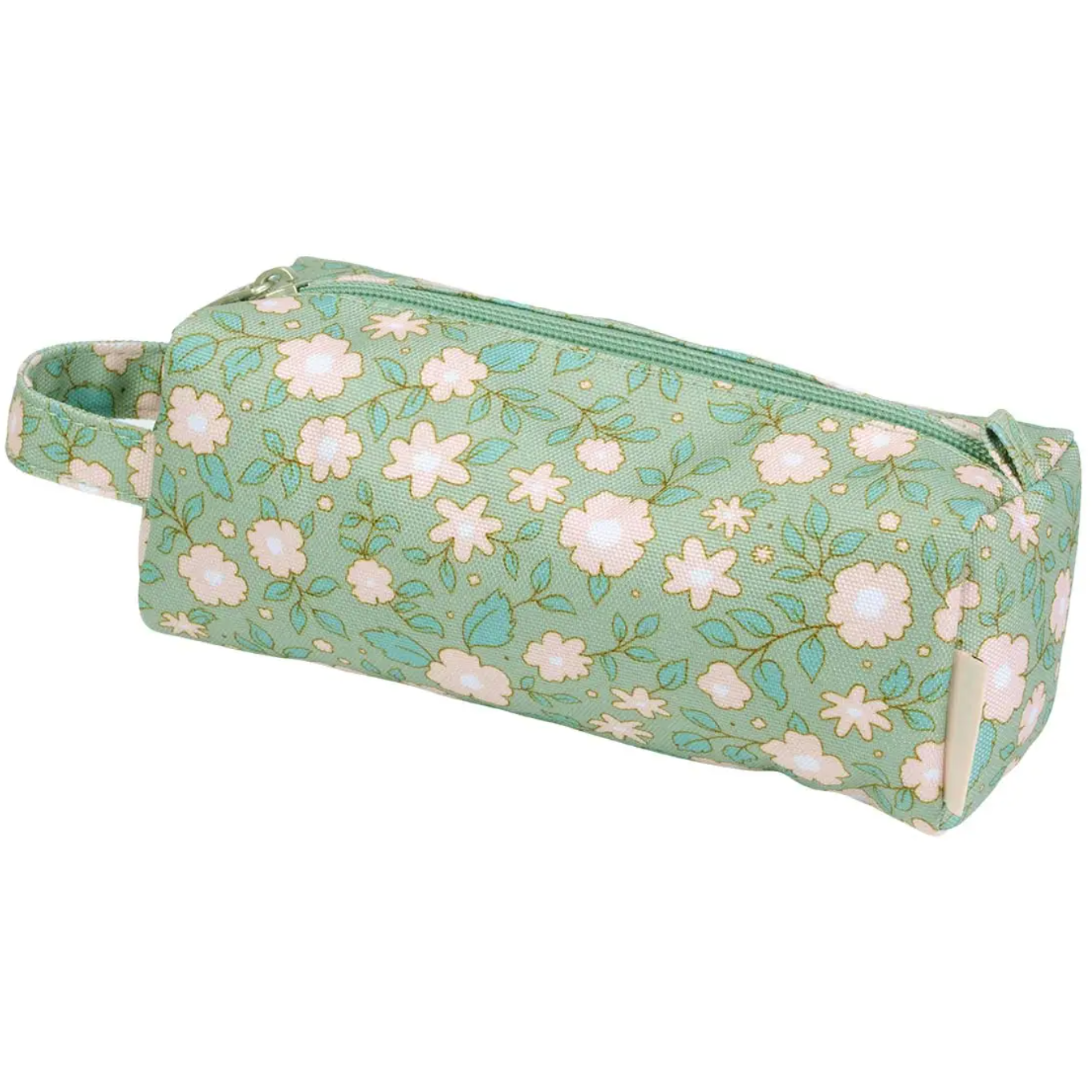 green blossoms pencil case