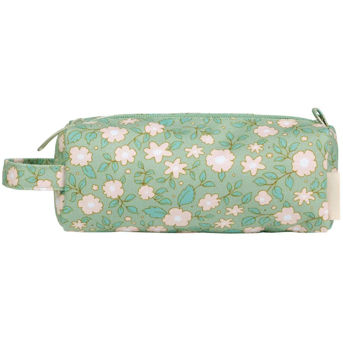 green blossoms pencil case