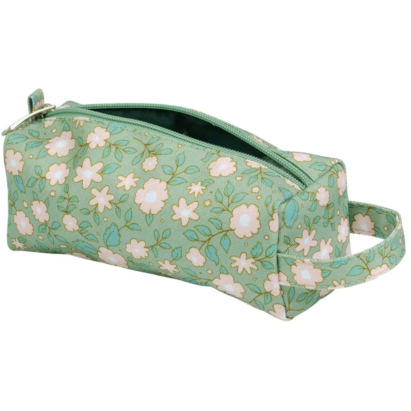 green blossoms pencil case