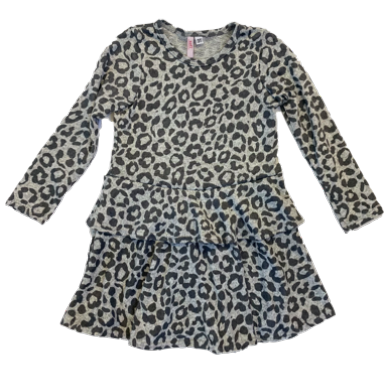 black leopard print dress