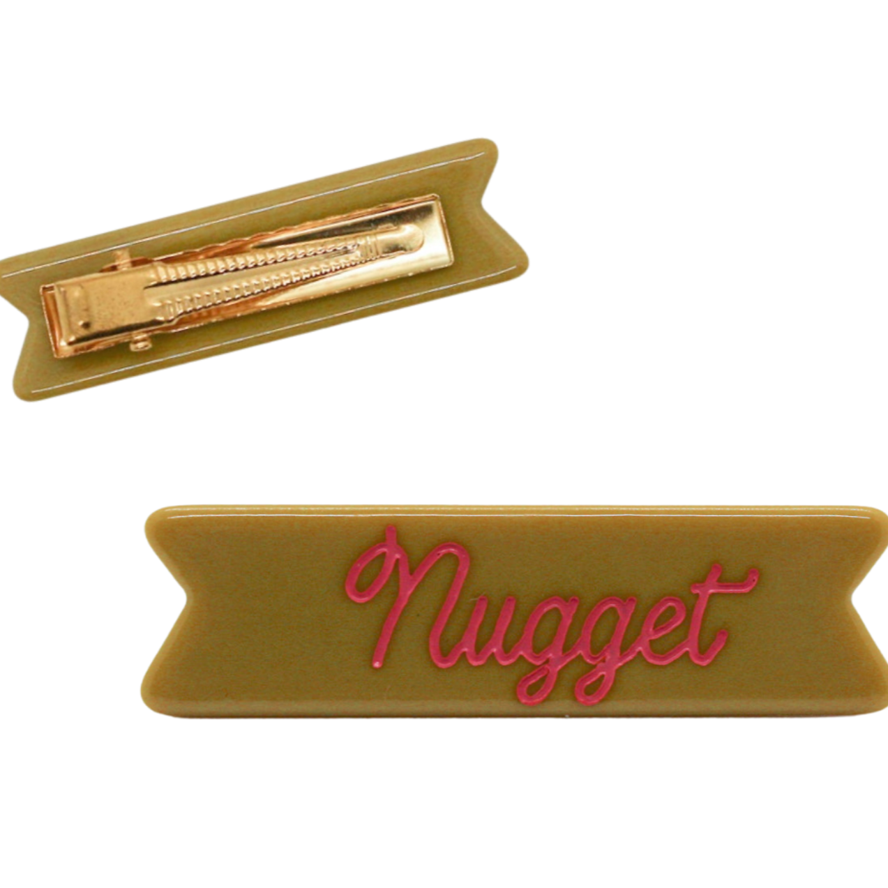 "nugget" hair clip