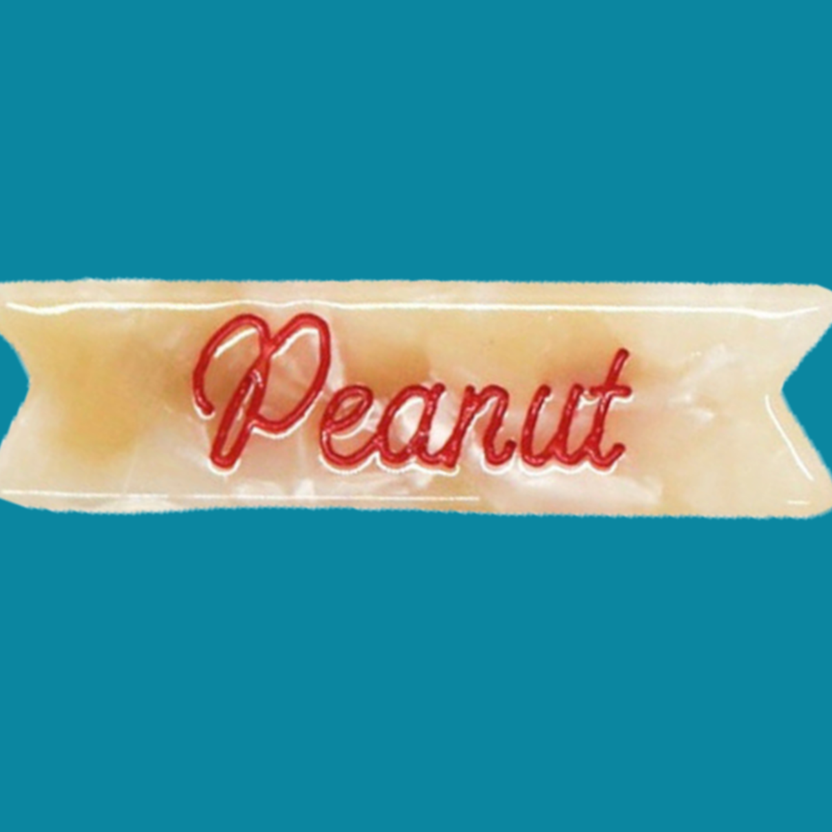 "peanut" hair clip