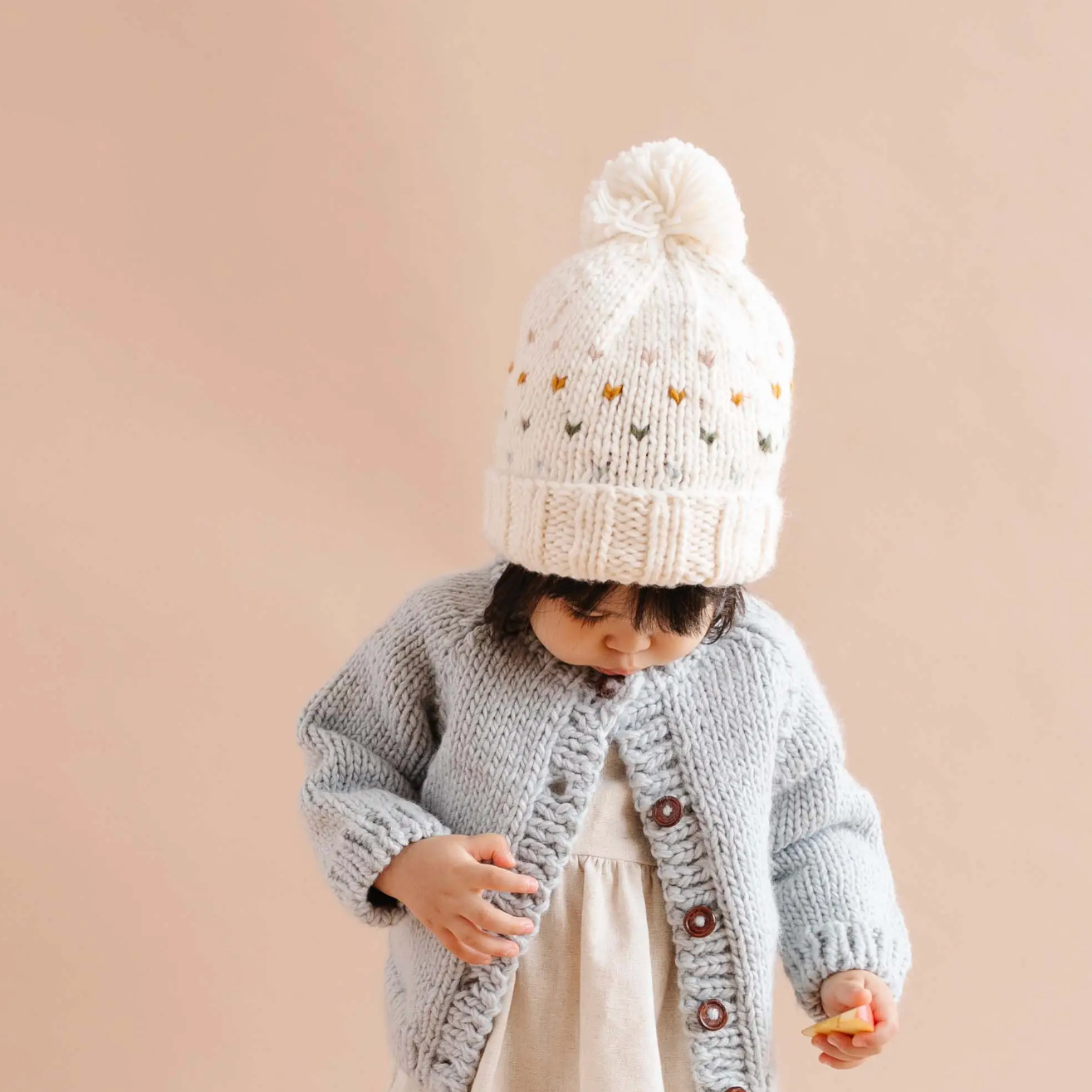 sawyer hat in pastel hearts