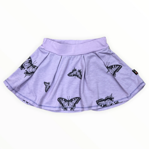 butterfly pleated skirt in lavender
