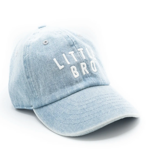 little bro hat in denim