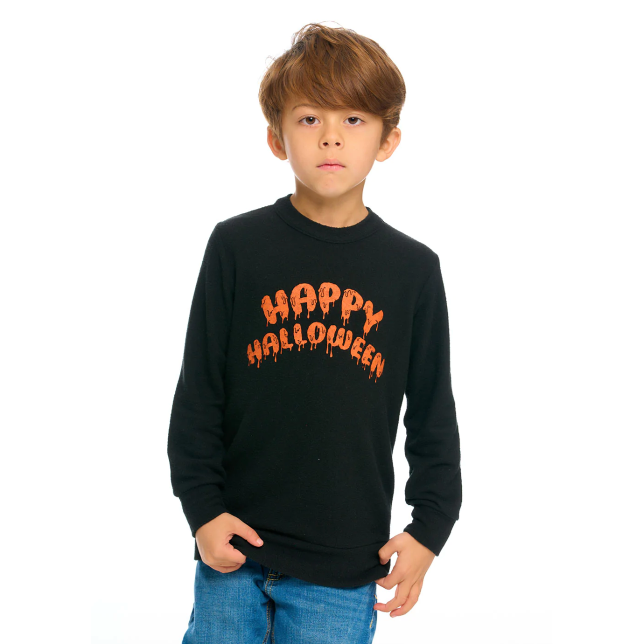 halloween long sleeve bliss knit tee