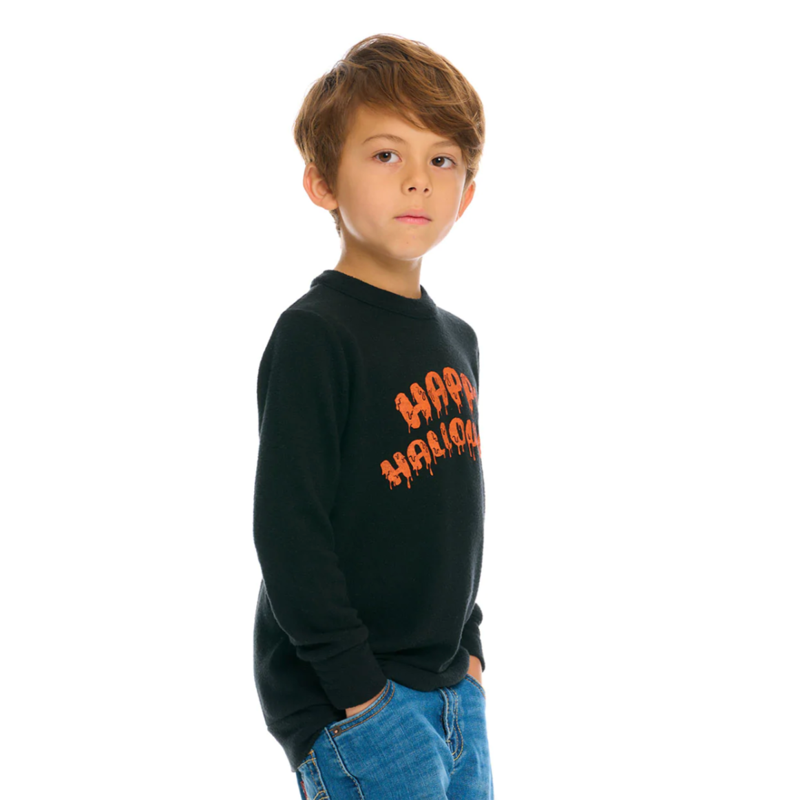 halloween long sleeve bliss knit tee