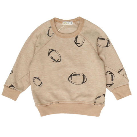 football crew in beige