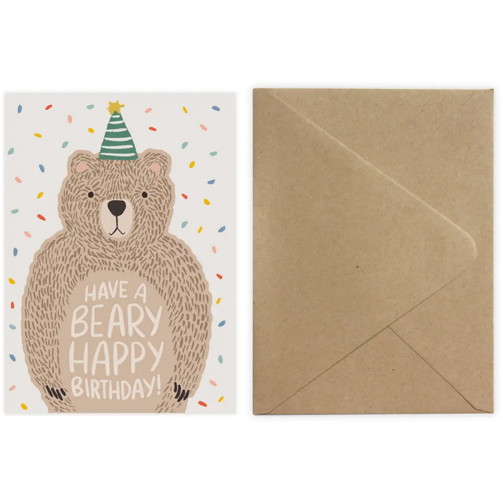 bear birthday card