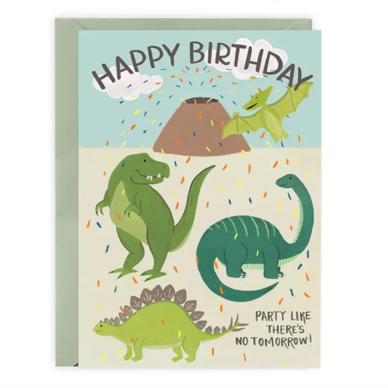 dinosaur birthday card