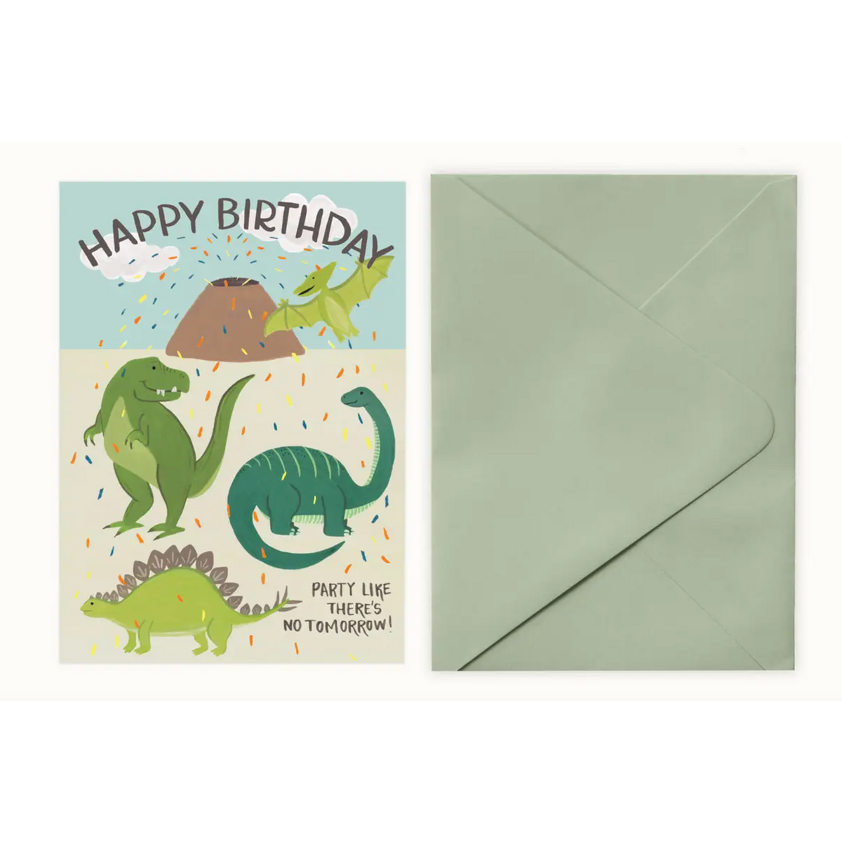 dinosaur birthday card