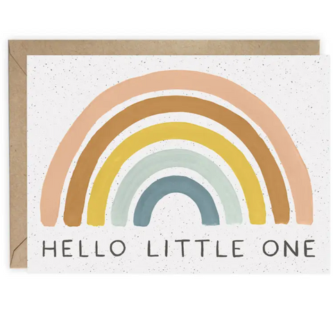 rainbow baby card