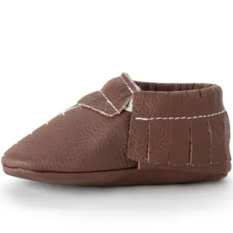 touch down leather baby moccasins