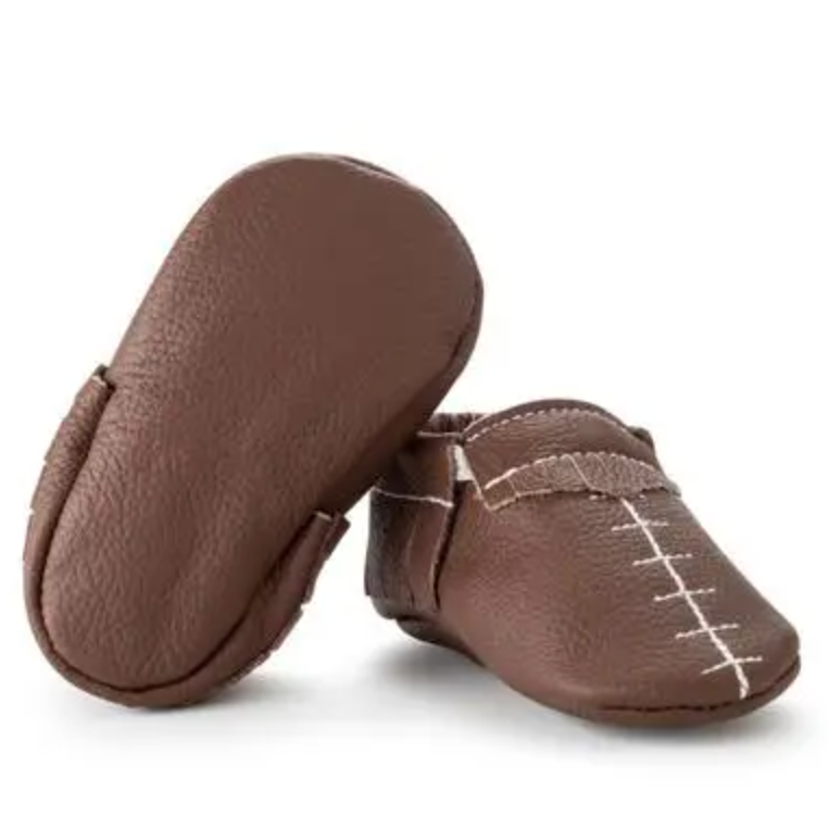 touch down leather baby moccasins