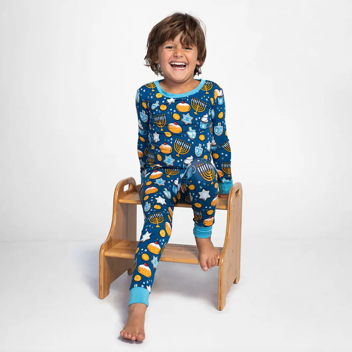 hanukkah sweets two-piece bamboo viscose pajama set