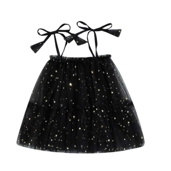 black star tulle dress