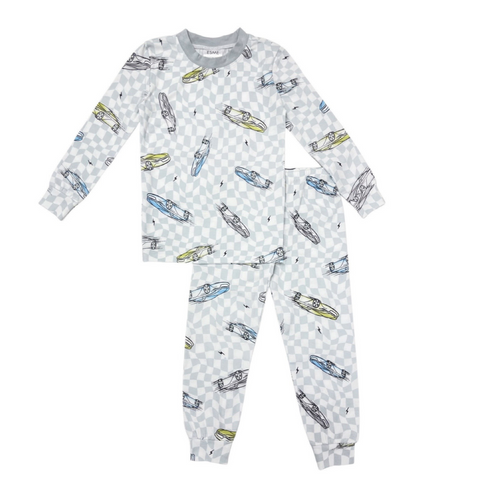 speed racer long sleeve pajama set