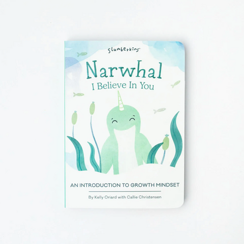 seafoam narwhal snuggler | growth mindset