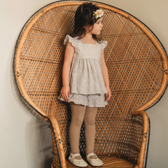 oat cable knit tights