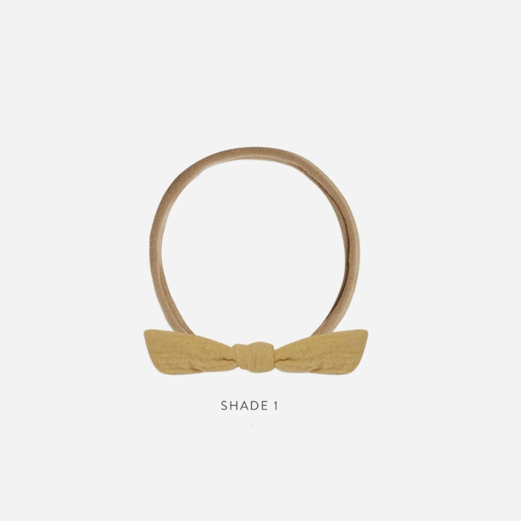 little knot headband || lemon