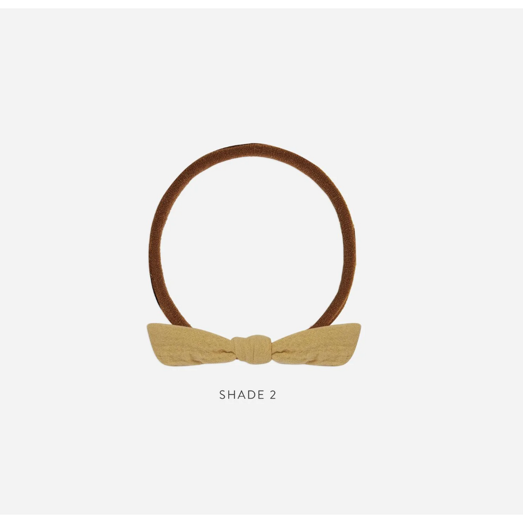 little knot headband || lemon