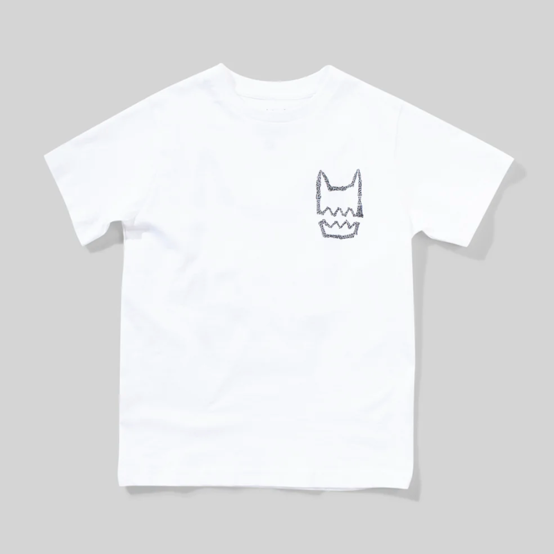 leo logo short sleeve tee in white